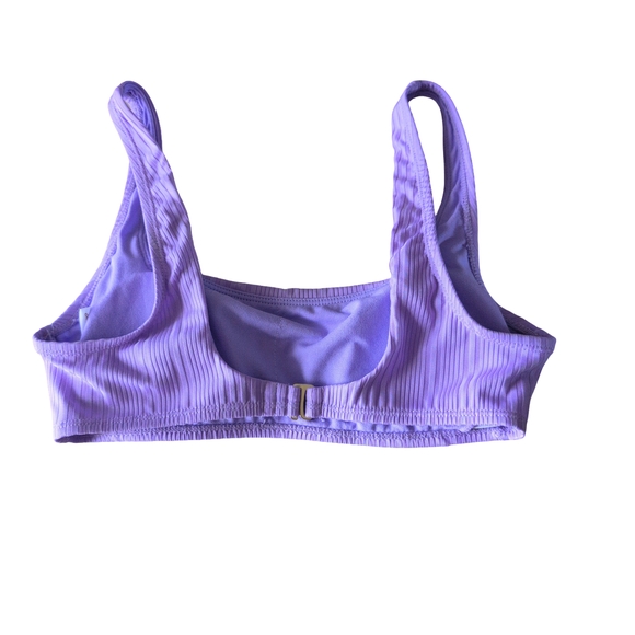 Lavender Ribbed Bralette - Picture 2 of 2